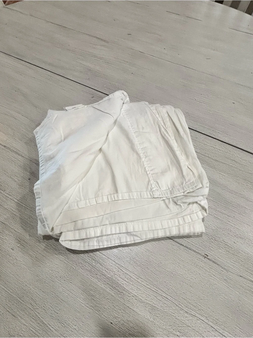 POTTERY BARN White Egyptian Cotton FLAT SHEET ONLY 108” X 105” King Size